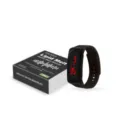 HOUKEA Negro LED Electrónico Deporte Reloj Fitness Gestión Del Tiempo Exterior Portátil Pulsera - Negro