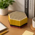 Pencil honeycomb decompression toy hexagonal pencil holder creative office desk decoration item - Pencil Honeycomb Shape