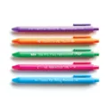 Colorful retractable ballpoint pens set with inspirational text quotes for daily office use. - 5Pcs Thankful Appreciation Series