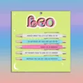 5-piece Leo constellation ballpoint pen set with funny quotes on a green backing card - Leo / 5 Pcs Set