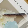 Retractable glitter ballpoint pen with funny printed text, smooth writing for daily office. - Sunday