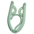 Opvouwbare reisklerenhanger, groene draagbare antislip droogrek voor thuis en slaapzaal - Lichtgroen (plastic uitvoering)