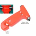 Mini car emergency safety hammer 2-in-1 window breaker and seatbelt cutter orange tool - Grade B 2-in-1 Bagged
