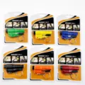 3-in-1 mini car emergency escape tool keychain with window breaker, red color option. - Card Pack / Green