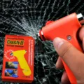 Mini multi-functional car emergency escape hammer with window breaker and protective cover. - Grade A 2-in-1 in Color Box