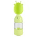 Bouteille d'eau portable pour chien, gourde de voyage étanche pour animal de compagnie. - Style Eau et Nourriture / Vert clair