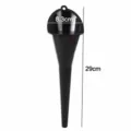 Long spout plastic oil funnel large size black automotive motorcycle fluid filling tool - L / Black