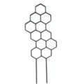 Green Plant Trellis Honeycomb Garden Support Stake for Indoor Potted Climbing Plants DIY - Honeycomb Style