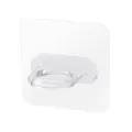 Gancho de anillo adhesivo transparente organizador de pared sin taladro para cocina - Transparente