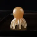 Großer Oktopus Kopfmassagekamm für Meridianentlastung und Akupressur-Schaben Entspannung. - Oktopus Massagekamm / Bernsteingrau