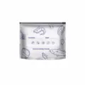 Thickened aluminum foil food storage bag with zipper seal, reusable freezer bag for meat. - Medium Size 10 Pieces Pack