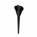 Black long neck plastic funnel for automotive engine oil and liquid transfer portable use - S / Black