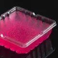 Disposable ashtray crystal gel refill beads in pink color with transparent plastic tray - Ashtray with Pink Smoke-Extinguishing Sand