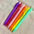 6-piece funny quote retractable gel pens set colorful novelty writing pens for office school supplies - 0.5mm / 6 Pieces Pack