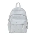 Weisser Mini Rucksack fuer Damen taegliche Reise Schule niedlicher Sternen Print Tasche - Weiß