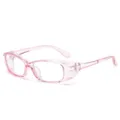 Anti-fog blauwlicht filter veiligheidsbril stof- en winddichte beschermende bril - Transparant Roze Anti-Condens Anti-Blauw Licht