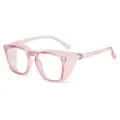Roze blauw licht filter veiligheidsbril anti condens winddichte beschermbril dames - TR90 Anti-Blauw Licht Bril (C2) / Transparant roze