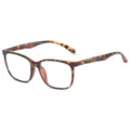 Lunettes d'ordinateur anti-lumière bleue carrées écaille, monture légère et élégante. - Lentille PC / Monture Écaille Thé