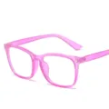 Gafas Cuadradas Rosa Luz Azul Montura Transparente Moda Variante Estilo Nuevo Producto - Estilo Montura Rosa Oscuro Transparente (C10) / +1.50 Dioptría