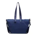 Casual nylon tote bag for women, large capacity shoulder crossbody bag for travel. - Blue