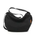 Schwarze Kord Freizeittasche Umhängetasche Hobo Bag im Vintage Stil für den täglichen Gebrauch. - Einzelne Tasche / Schwarz