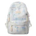 Joli sac à dos d'école à carreaux étoiles bleues pour étudiants, grand sac à dos décontracté. - Sac Unique / Bleu