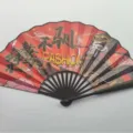 Éventail pliable style chinois os noir 10 pouces avec imprimé tendance, idéal pour fête et danse. - Indomptable Et Fier