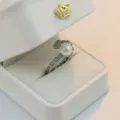 Französischer eleganter Naturperlenring, verstellbarer offener Ring mit funkelndem Zirkoniastein. - Schlange Strass Stil