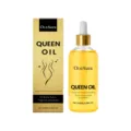 OceAura Queen Öl feuchtigkeitsspendendes Körperpflege Öl Flasche mit goldener Box Ansicht. - 100ml