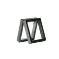 Scatola di esposizione per gioielli galleggiante 3D nera, supporto trasparente in film PE. - Scatola Display Galleggiante PT 7x7 / Nero 7cm x 7cm