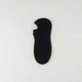 Calze invisibili nere da uomo in cotone, corte scollate traspiranti antiscivolo estive casual - Taglia unica / Nero