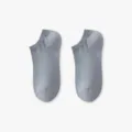 Herren Sommer graue niedrige Netz Socken atmungsaktive Baumwoll Sportsocken Freizeitsocken - Einheitsgröße / Hellgrau