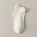Calzini corti da donna tinta unita traspiranti in cotone antiscivolo modello basso - Beige