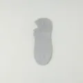 Graue unsichtbare Herren Booties, atmungsaktive Sommer Kurzsocken Baumwolle Variante. - Einheitsgröße / Hellgrau