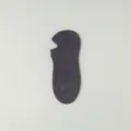 Herren dunkelgraue flache Unsichtbare Socken, atmungsaktives Baumwollgewebe für den Sommer. - Einheitsgröße / Dunkelgrau