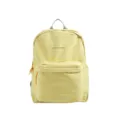 Detailansicht des lässigen minimalistischen Studenten-Schulrucksacks mit Buchstaben in Gelb. - L / Gelb