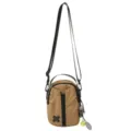 Mini grid crossbody bag for women men outdoor travel commute phone earphone shoulder bag - Single Bag / Red
