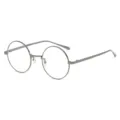 Gafas redondas de metal retro clásicas con filtro de luz azul en variante gris diaria. - Filtro de luz azul / Gris metalizado
