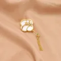 Erhöhte neue chinesische Art natürliche Süßwasser Perle Brosche hochwertige Mode Pin Zubehör - Orchidee Fächer Perlenbrosche