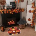 Thanksgiving turkey shaped doormat cozy autumn living room decor non-slip floor rug home supply - 40*60cm / Halloween - 2