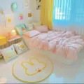 Tapis rond en peluche style nordique ins, détails de décoration de chambre, tapis de sol doux. - 40*40cm / Style 4