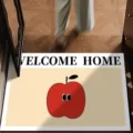 Cartoon fruit diatomite floor mat entryway absorbent mat home door mat cute apple design - 40*60cm (Diatomaceous Mud) / Modern Minimalist Style——4
