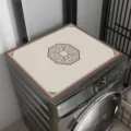New Chinese style washing machine dust cover top protector waterproof diatom mud mat - Attracting Wealth and Blessings