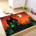Halloween Doormat Absorbent Non-Slip Floor Mat Indoor Rug for Bathroom and Hallway - Halloween —— 5