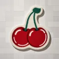 Cute cherry shaped tufted rug detail view, soft plush material for room bedroom decor. - Cartoon Fruits - 5
