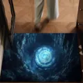 3D illusion vortex floor mat, absorbent non-slip door mat for bathroom and entryway. - 40*60cm / 3D Visual Effects - 2