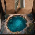 3D natural scenery print crystal velvet floor mat, non-slip bathroom and entryway door mat. - 40*60cm / 3D Visual Effect —— 4