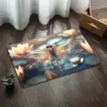 Tappeto bagno in terra diatomacea con libellula, tappetino antiscivolo assorbente per cucina e porta. - Libellula americana - 11