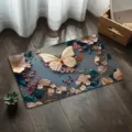 3D Butterfly Diatomite Floor Mat Absorbent Quick-Drying Soft Bathroom Mat Anti-Slip - Butterfly 12