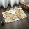 3D Butterfly Diatomaceous Earth Bath Mat, Absorbent Quick Dry Soft Floor Mat for Bathroom - 40x60cm / Butterfly 1